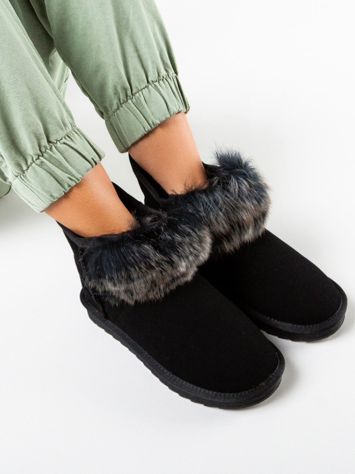 Cizme tip Ug Puff Negre 3