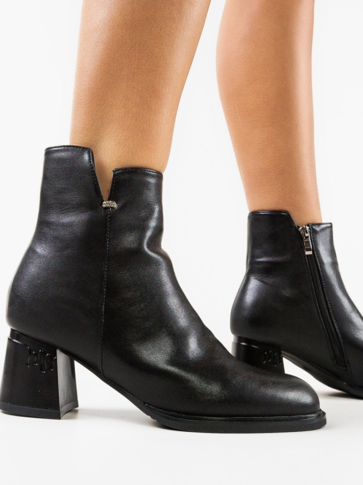 Botine dama Isadora Negre