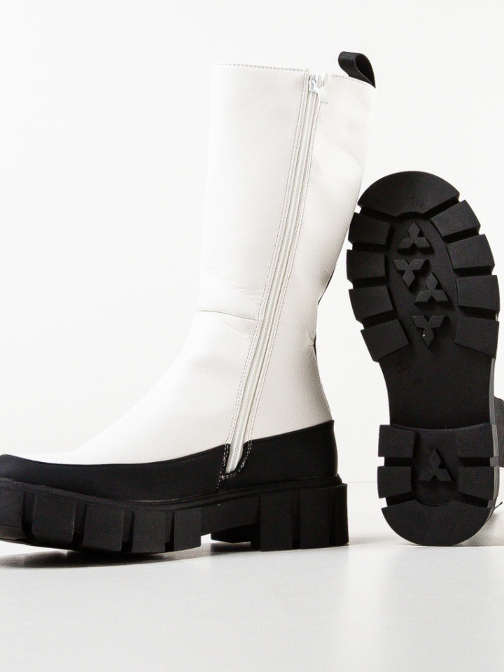 Cizme dama Caoimhe Albe