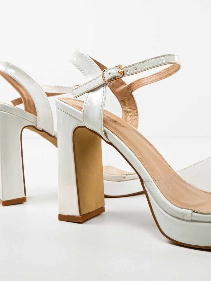 Sandale cu toc Ebaka Nude