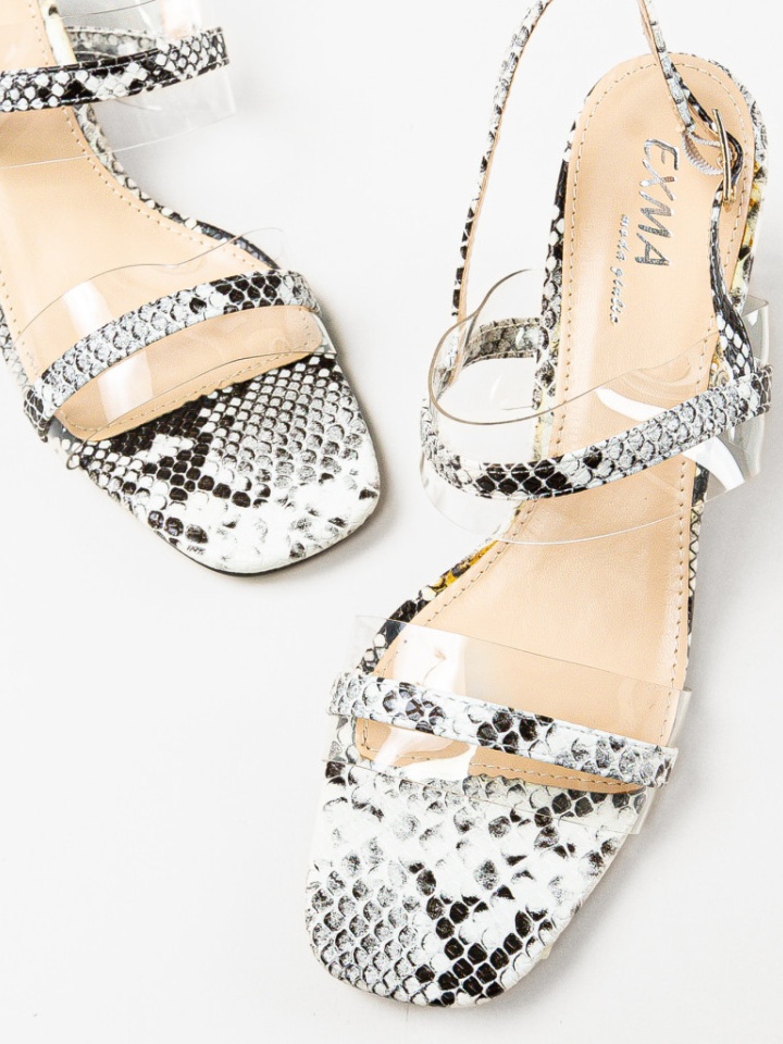 Sandale cu toc Martens Rosii