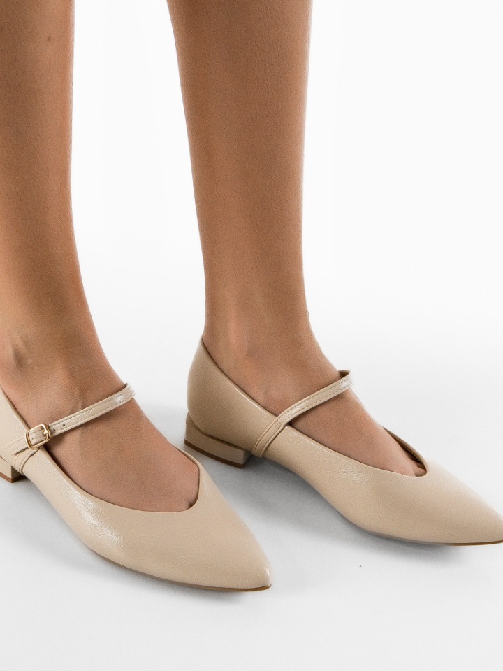 Pantofi dama Navammis Nude 2