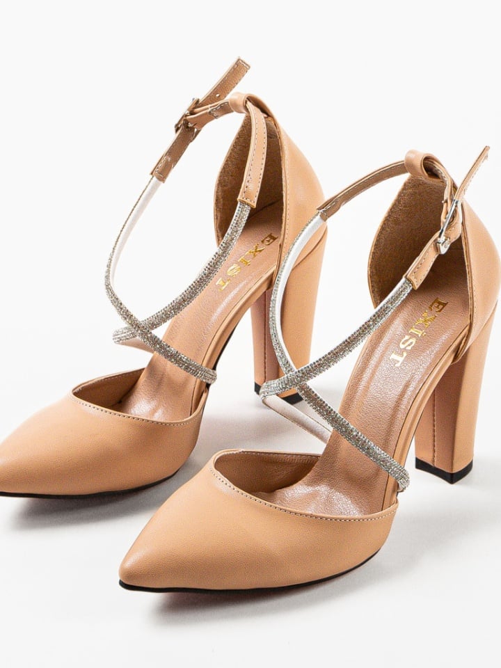 Pantofi dama Klyna Bej