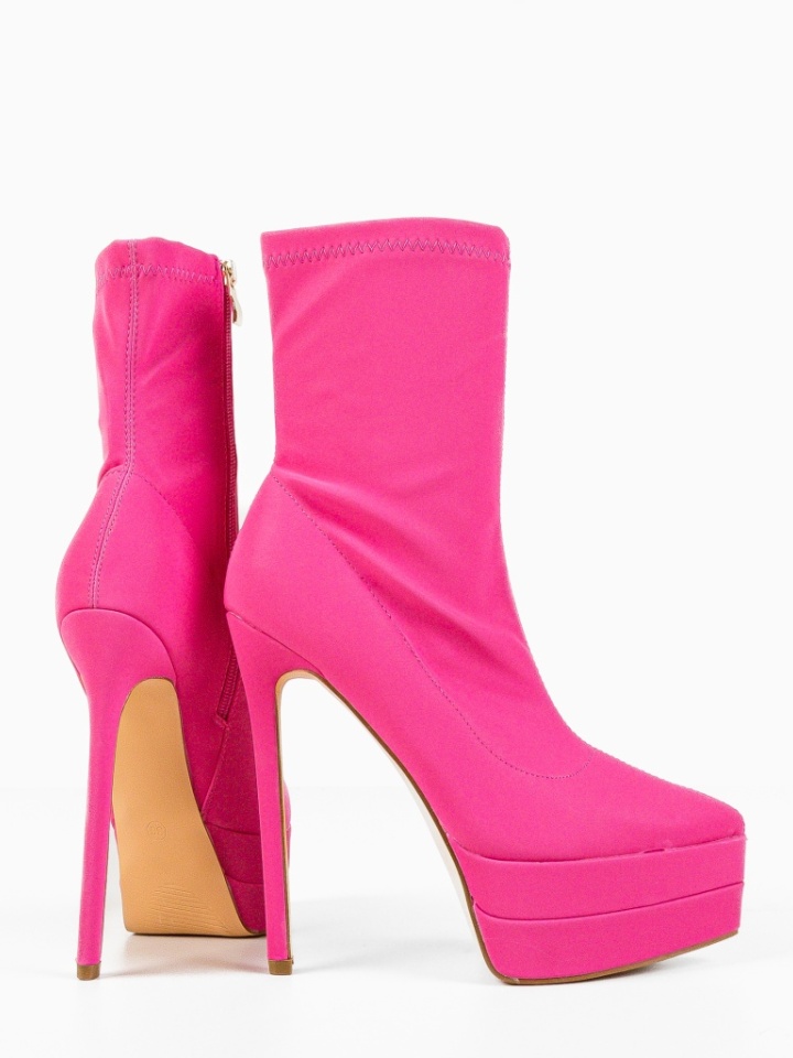 Botine dama Kato Fuchsia