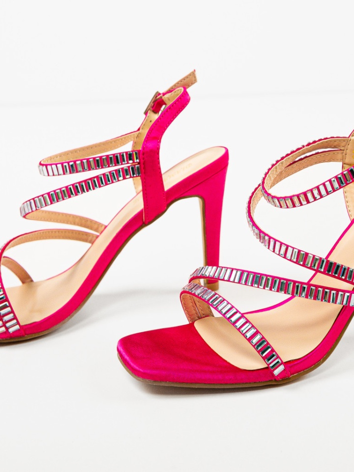 Sandale cu toc Kerr Bej