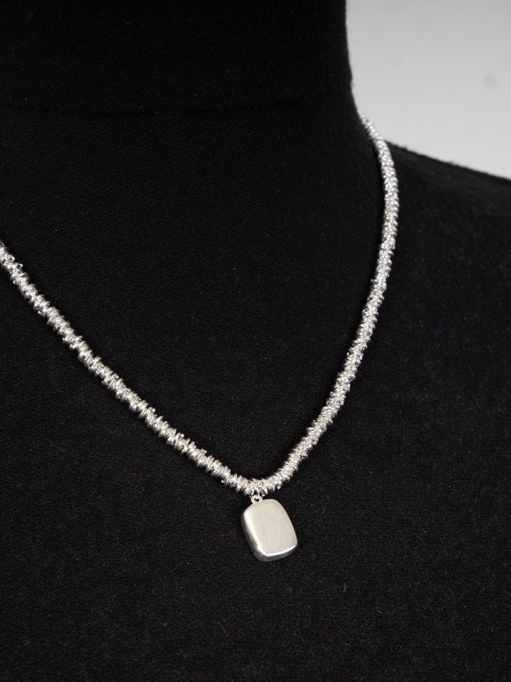 Colier Bybbs Argintiu 2