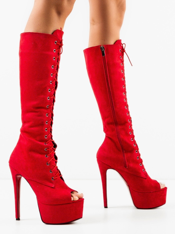 Cizme dama Yruya Rosii