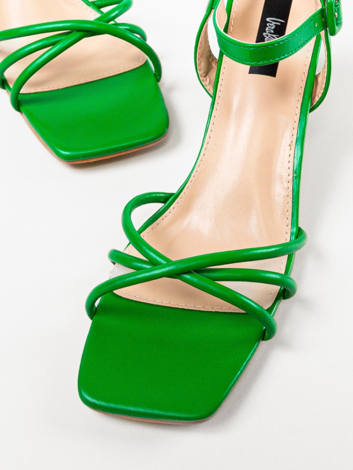 Sandale cu toc Mpho Verzi