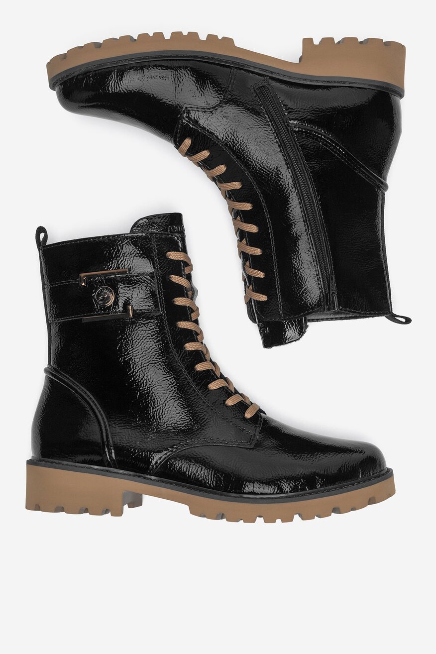 Trzewiki skórzane ocieplane