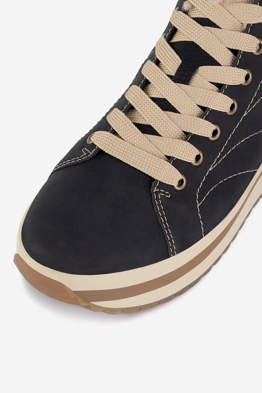 Trzewiki skórzane ocieplane