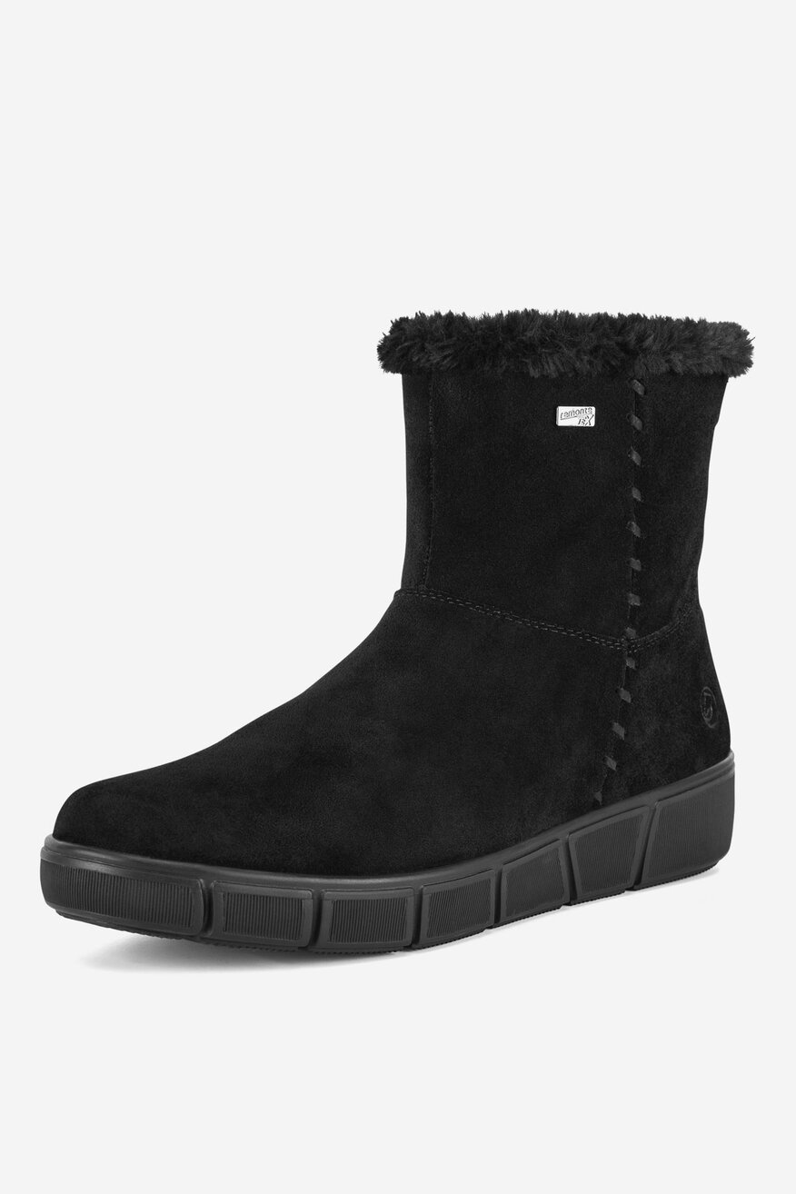 Botki skórzane ocieplane