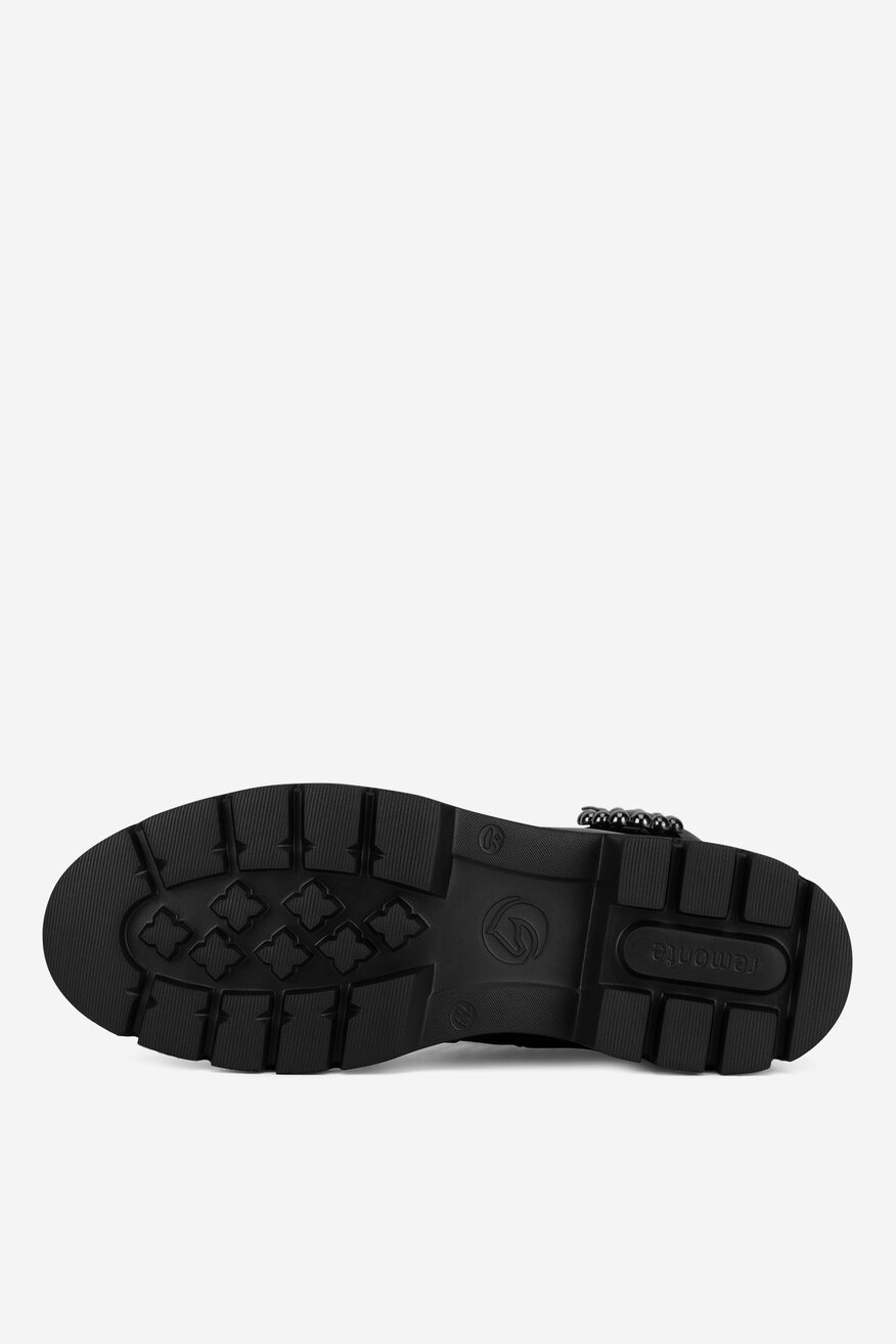 Botki skórzane ocieplane