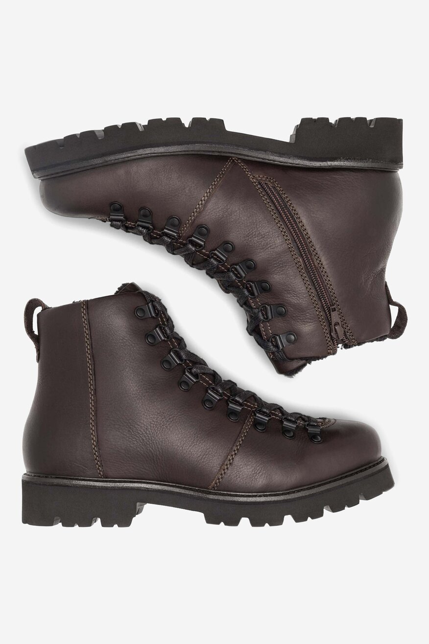 Trzewiki skórzane ocieplane