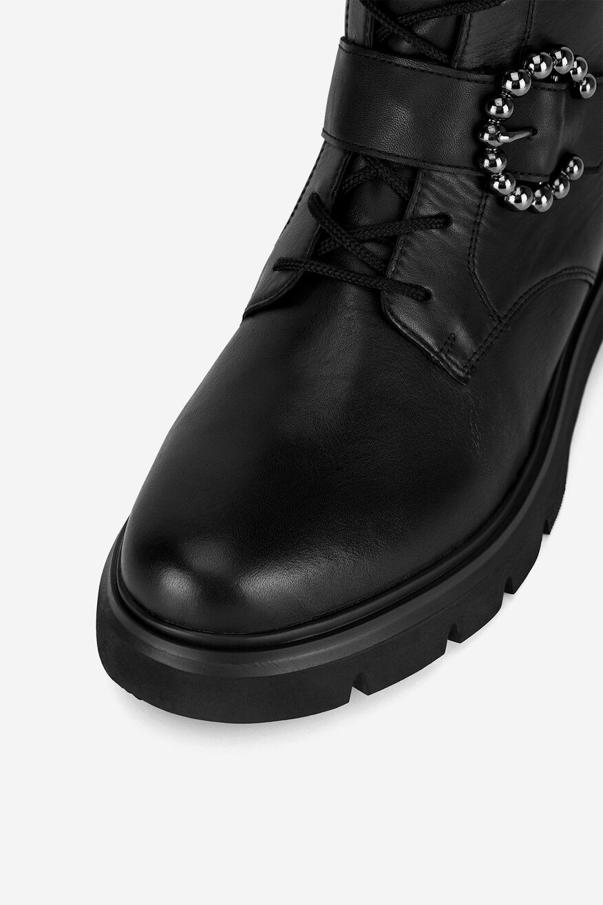 Trzewiki skórzane ocieplane