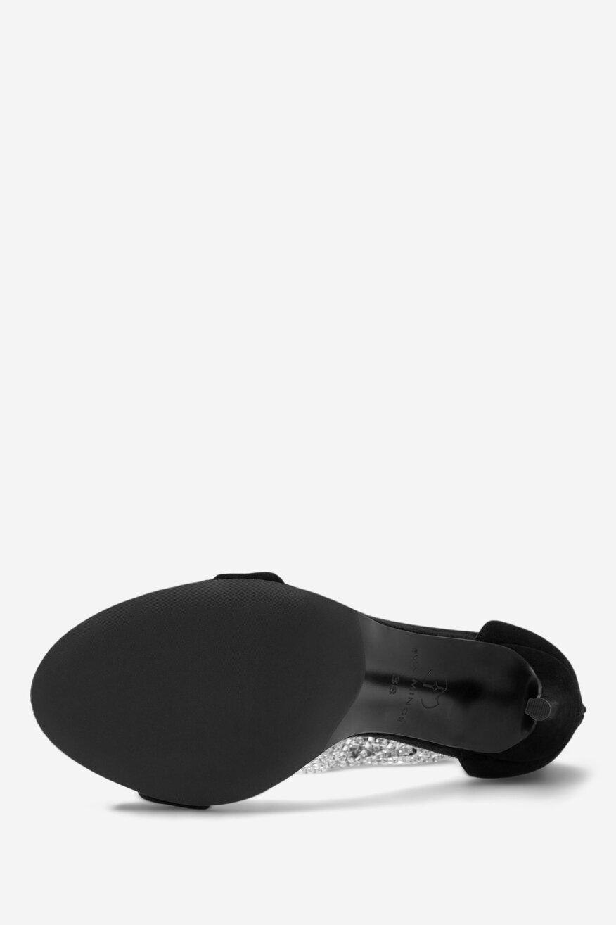 Sandały skórzane na szpilce