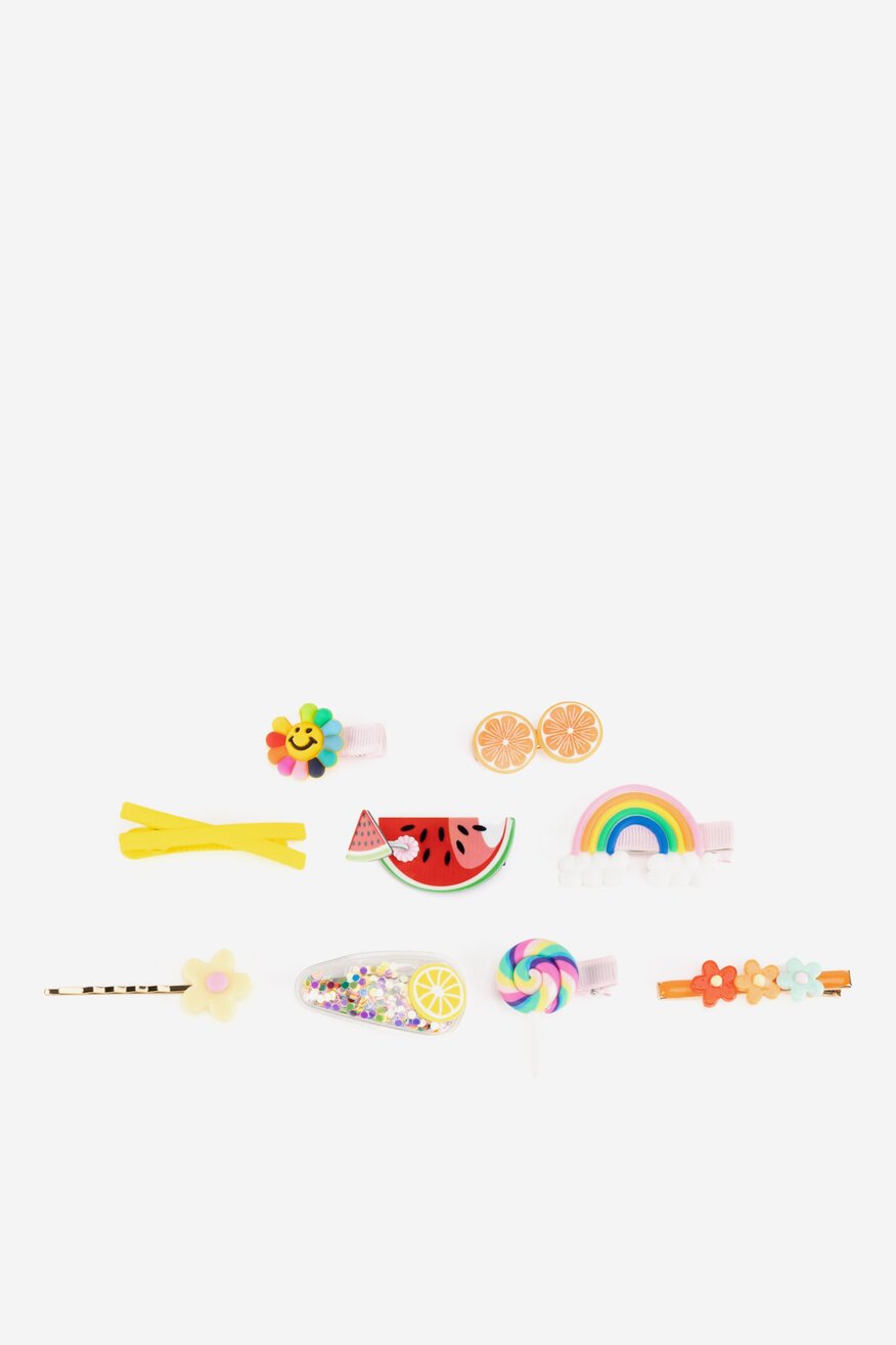 Komplet 9 spinek do włosów