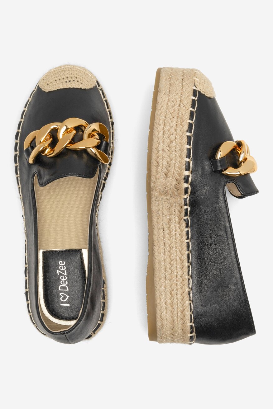 Espadryle na platformie