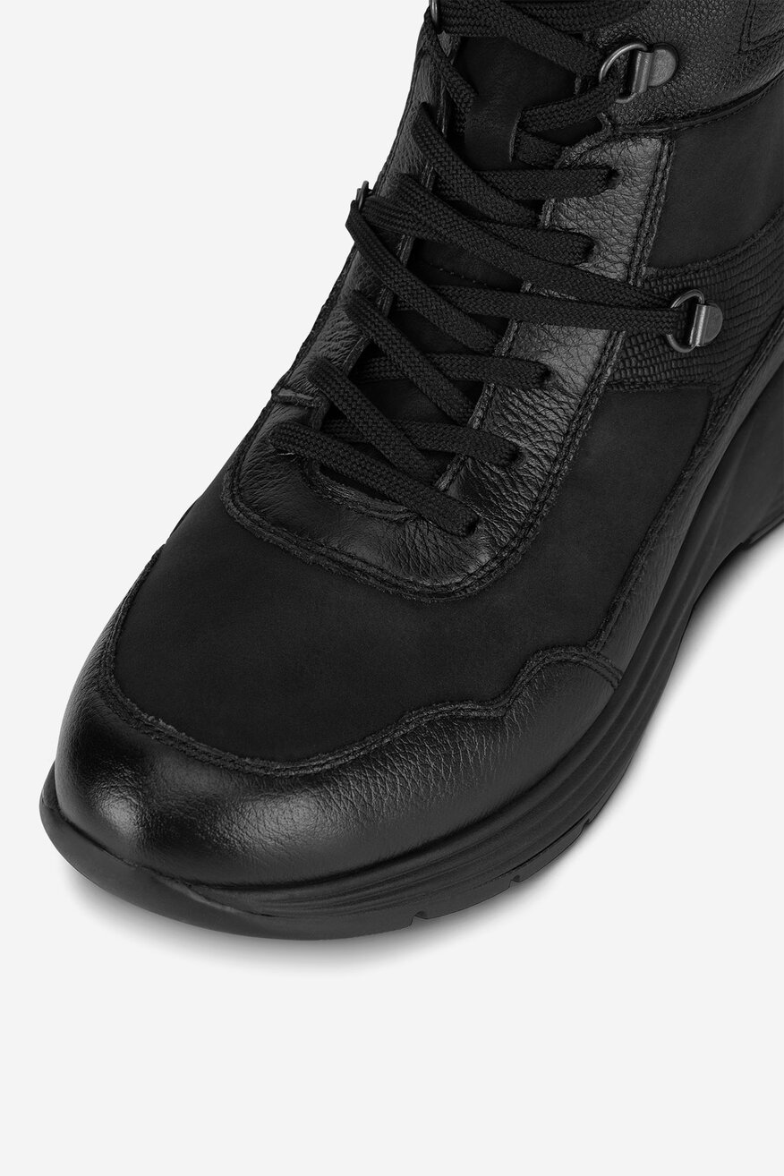 Trzewiki skórzane ocieplane