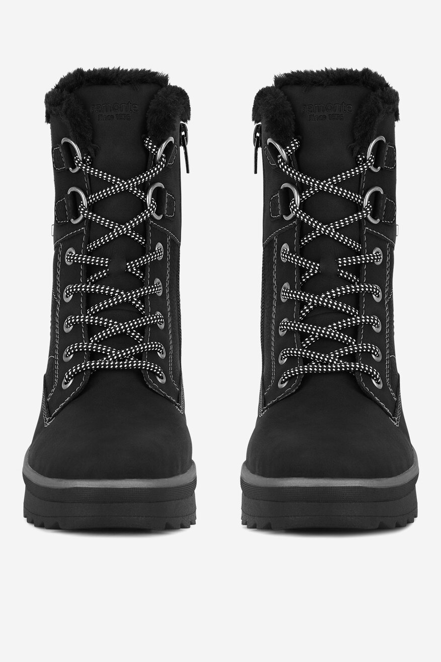 Trzewiki skórzane ocieplane