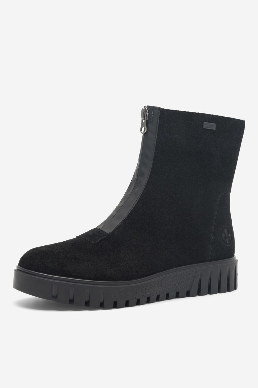 Botki skórzane ocieplane