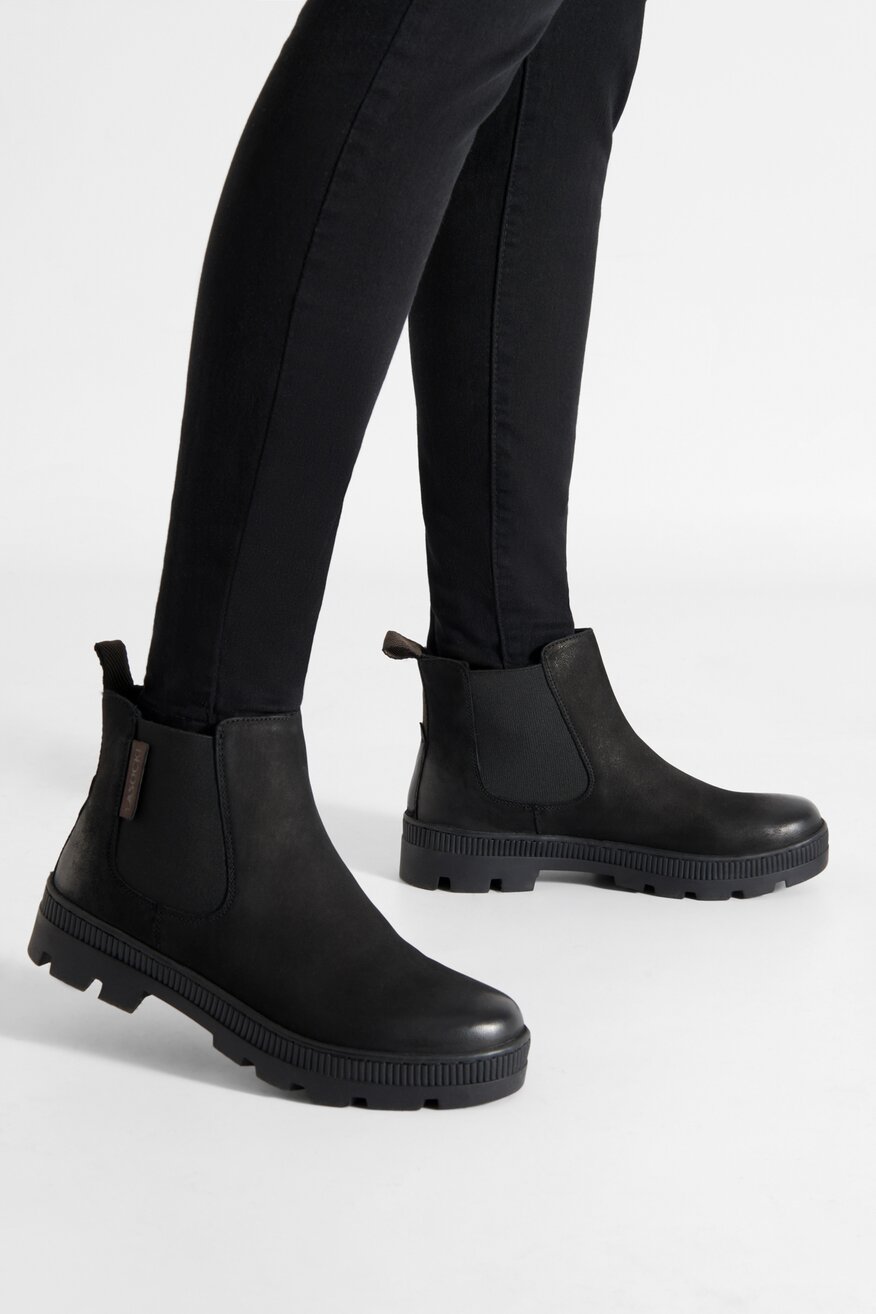 Sztyblety skórzane ocieplane