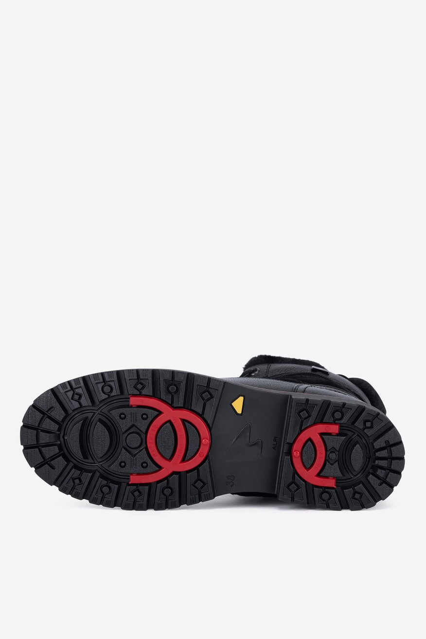 Trzewiki skórzane ocieplane