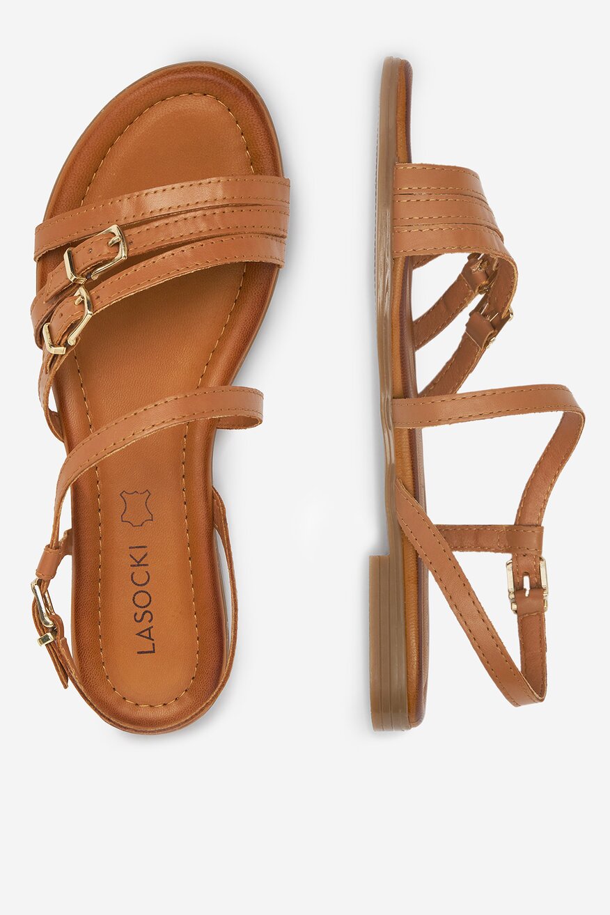 Sandały skórzane