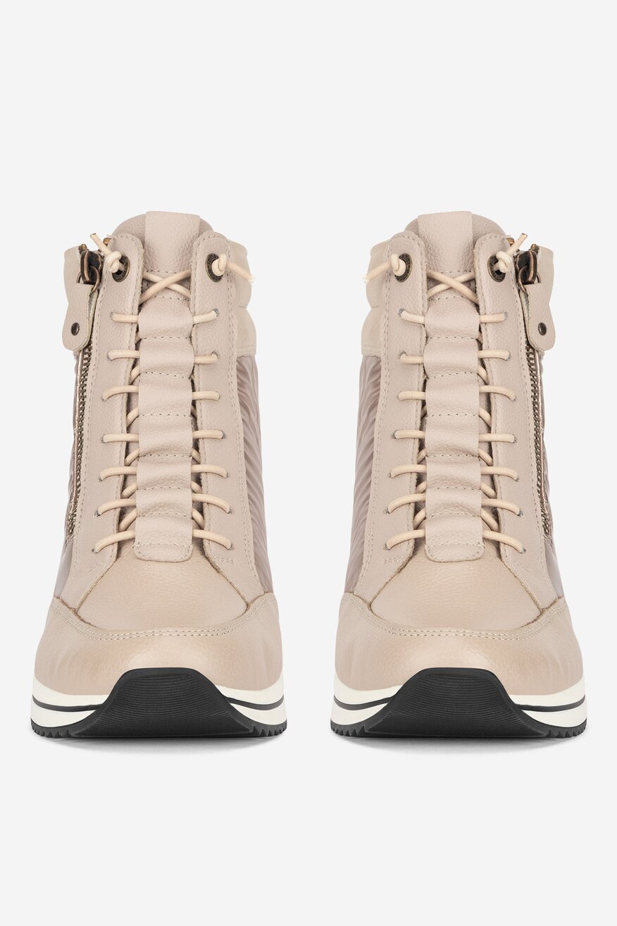 Trzewiki skórzane ocieplane