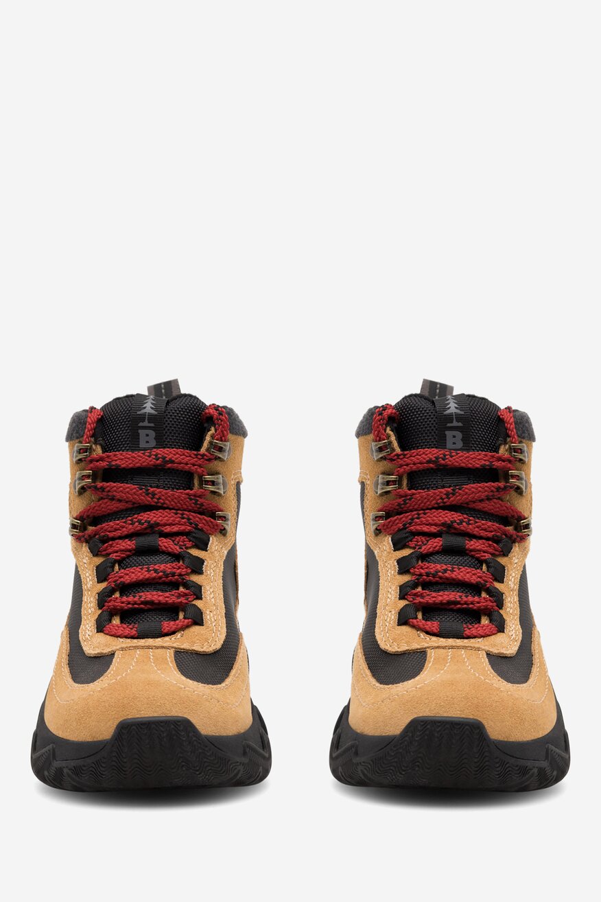 Trzewiki skórzane sportowe