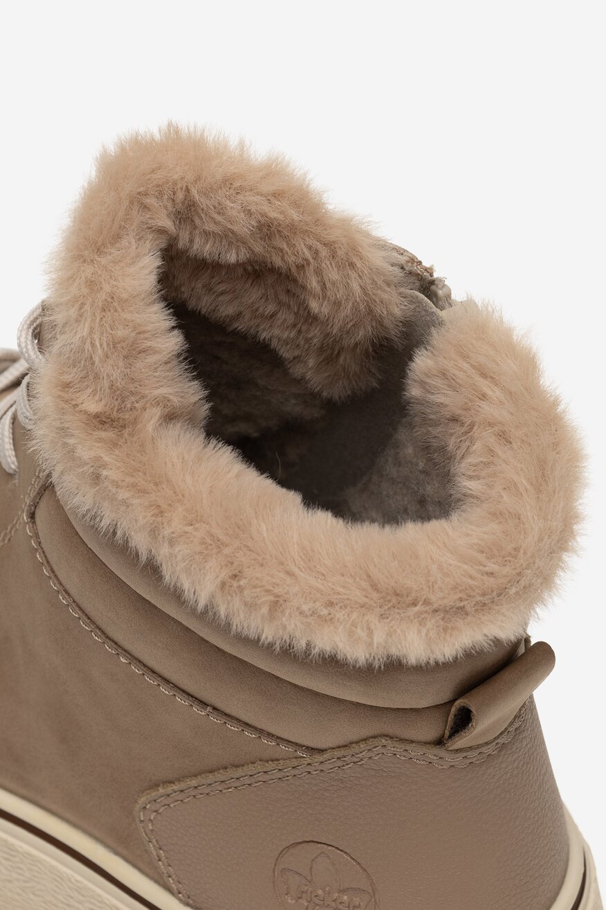 Trzewiki skórzane ocieplane