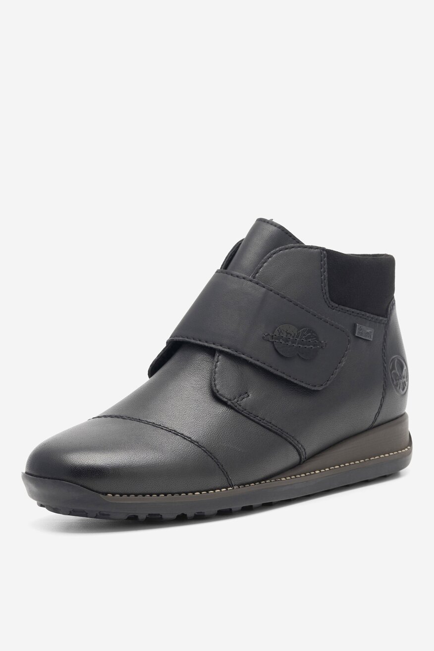 Botki skórzane ocieplane