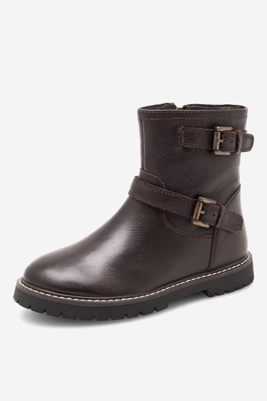 Trzewiki skórzane ocieplane