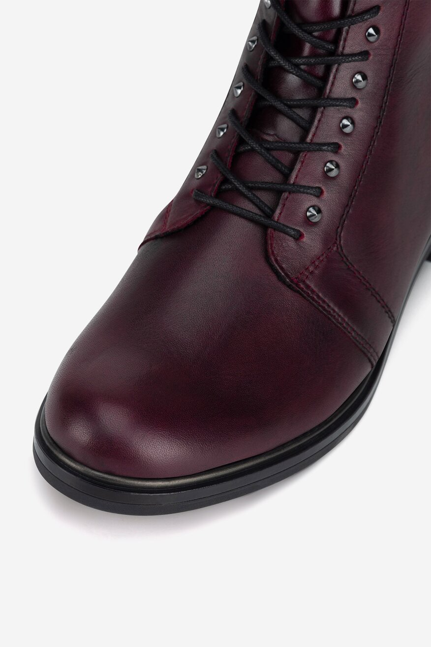 Trzewiki skórzane ocieplane