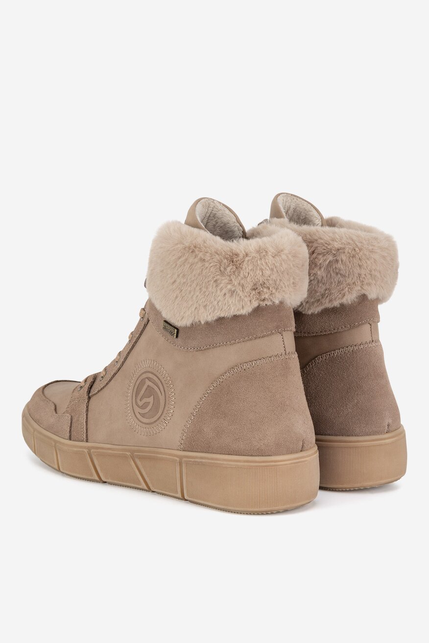 Trzewiki skórzane ocieplane