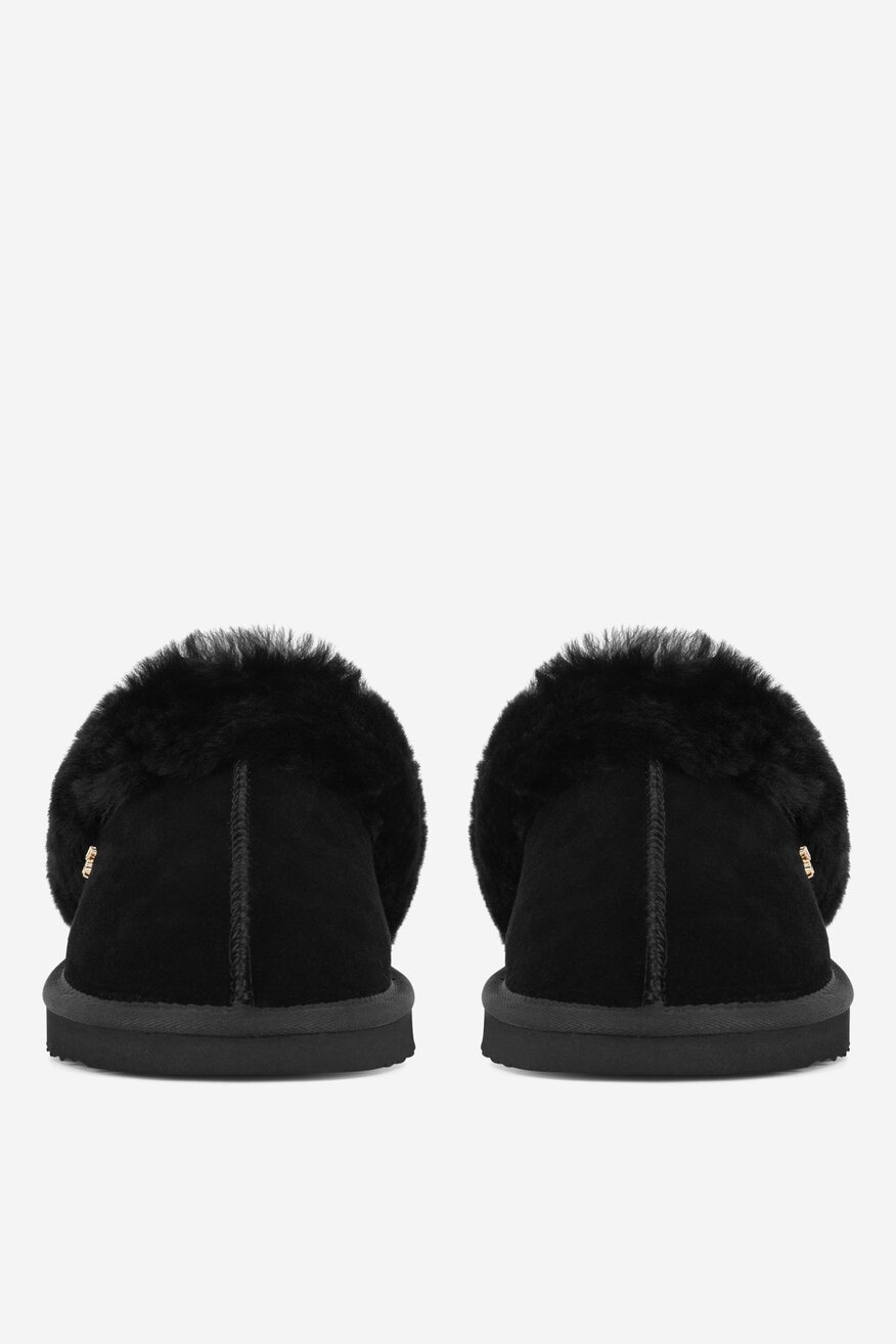 Kapcie skórzane ocieplane