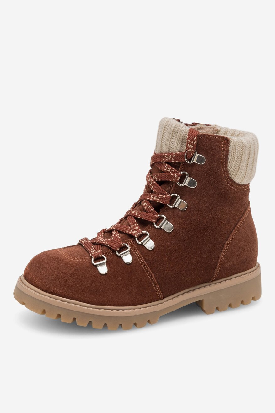 Trzewiki skórzane ocieplane