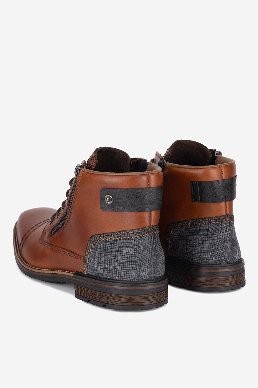 Trzewiki skórzane ocieplane