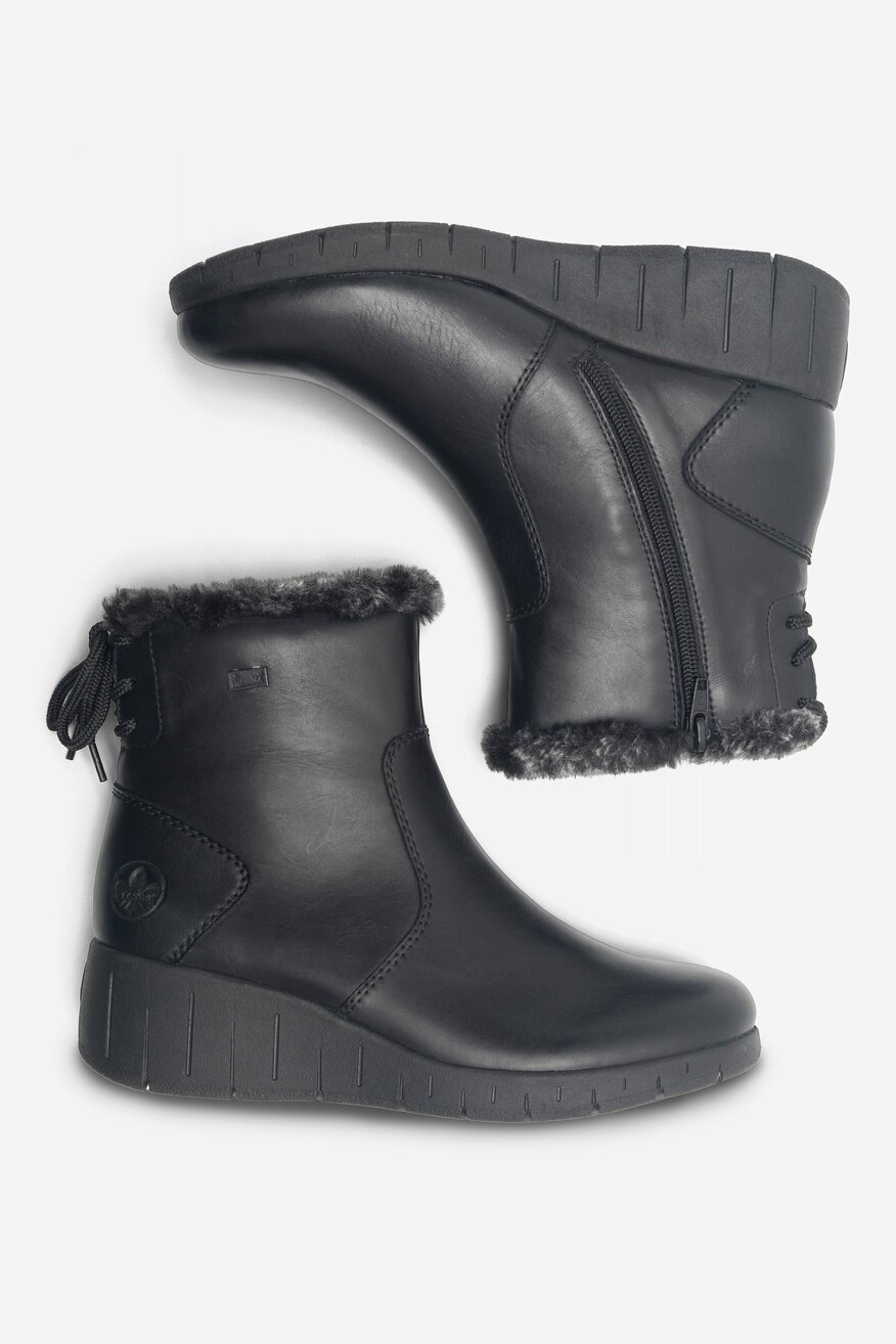 Botki skórzane ocieplane