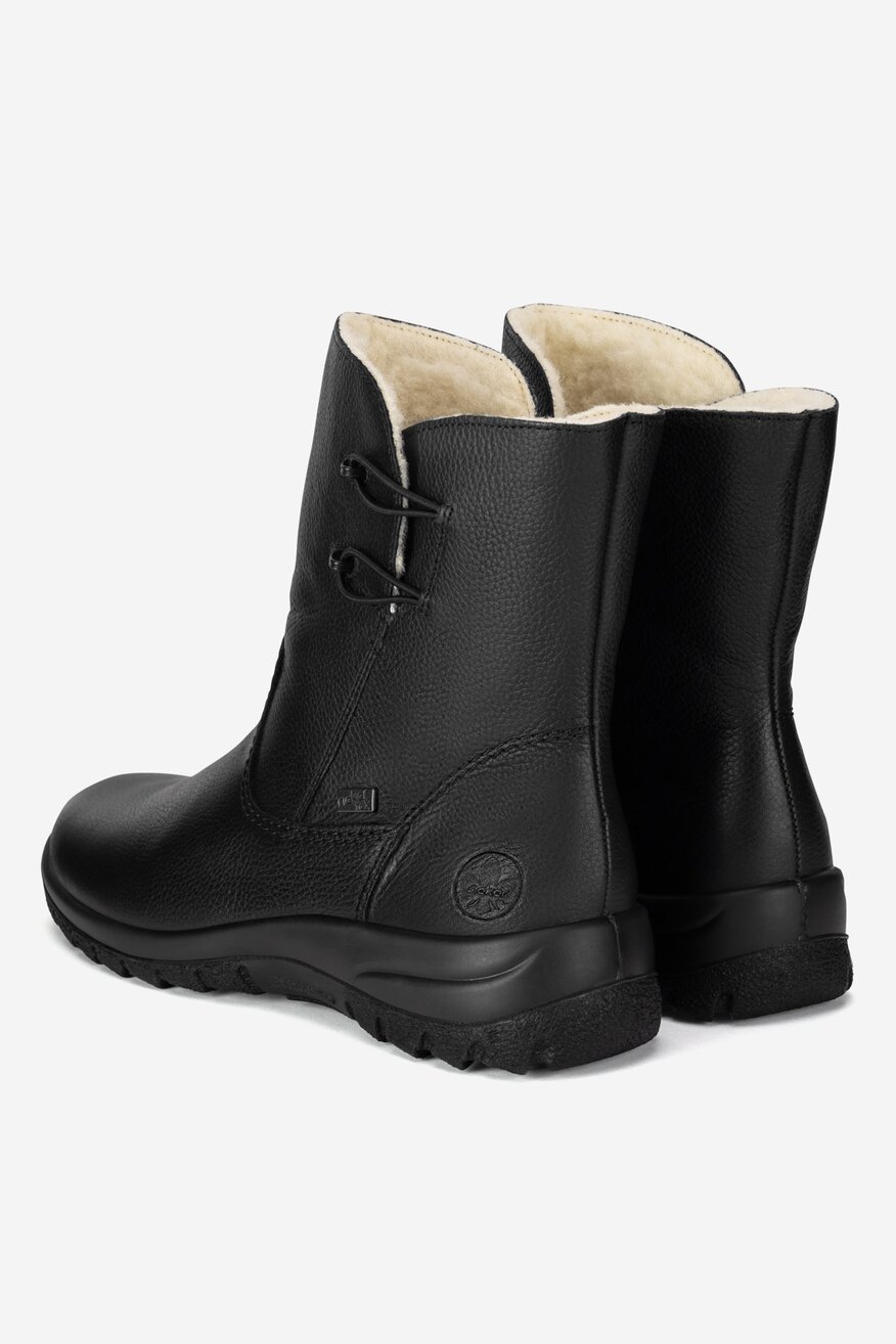 Botki skórzane ocieplane