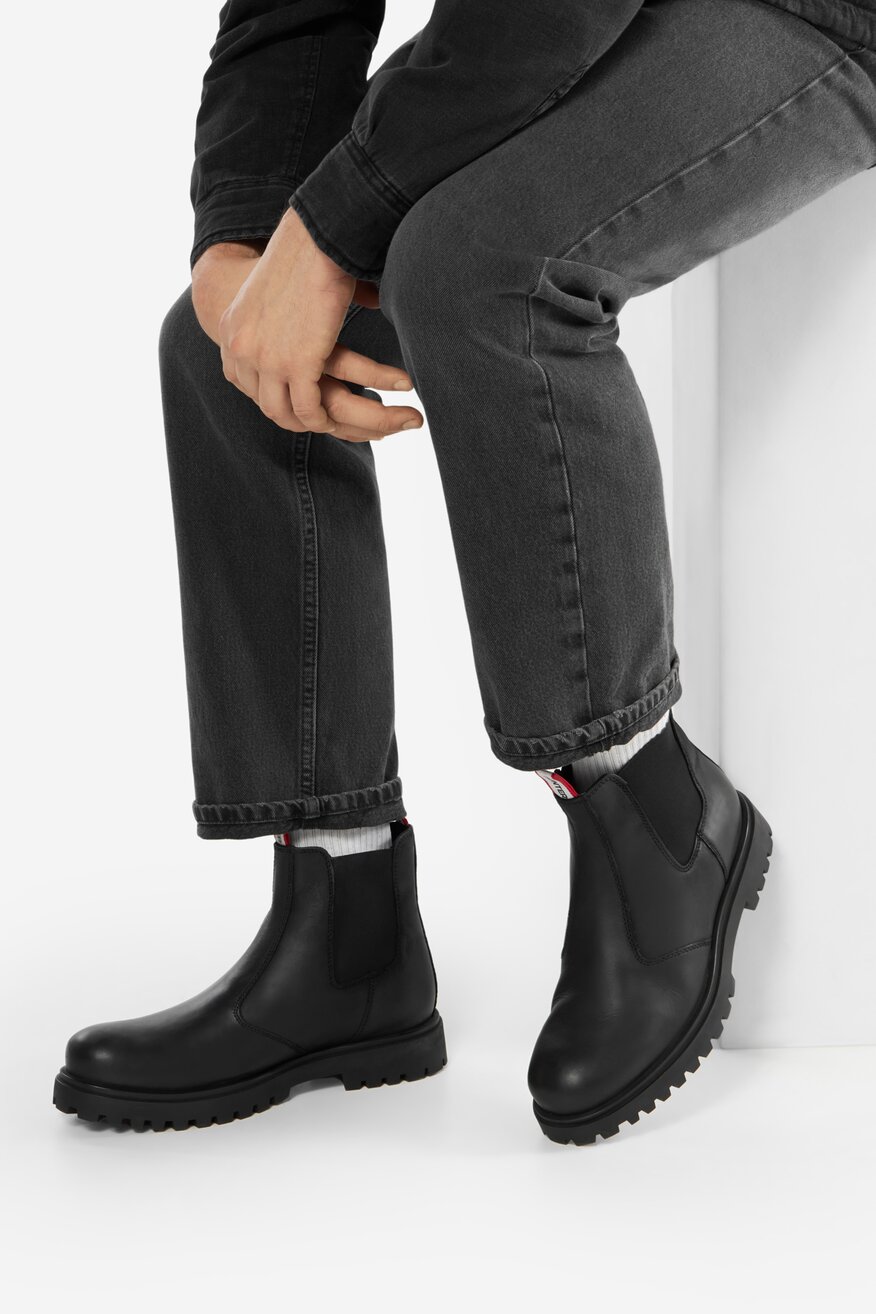 Sztyblety skórzane ocieplane