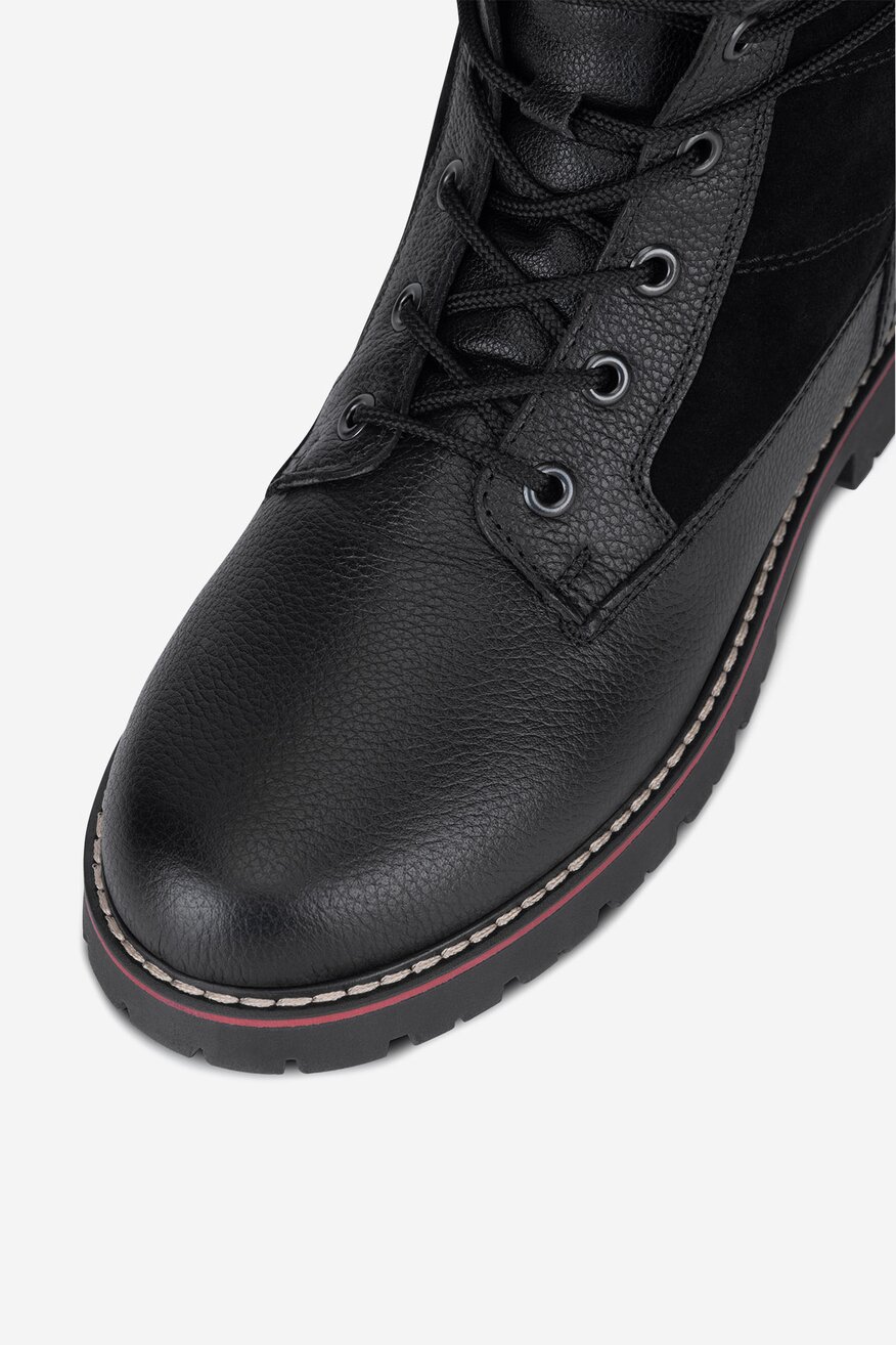 Trzewiki skórzane ocieplane