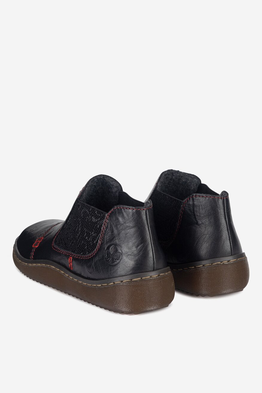 Botki skórzane ocieplane