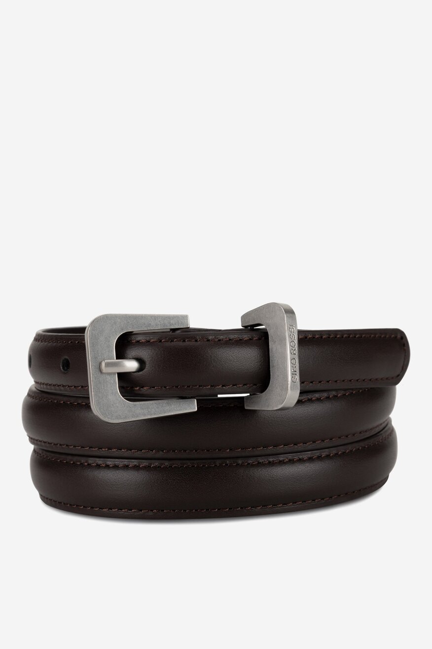 Pasek damski skórzany