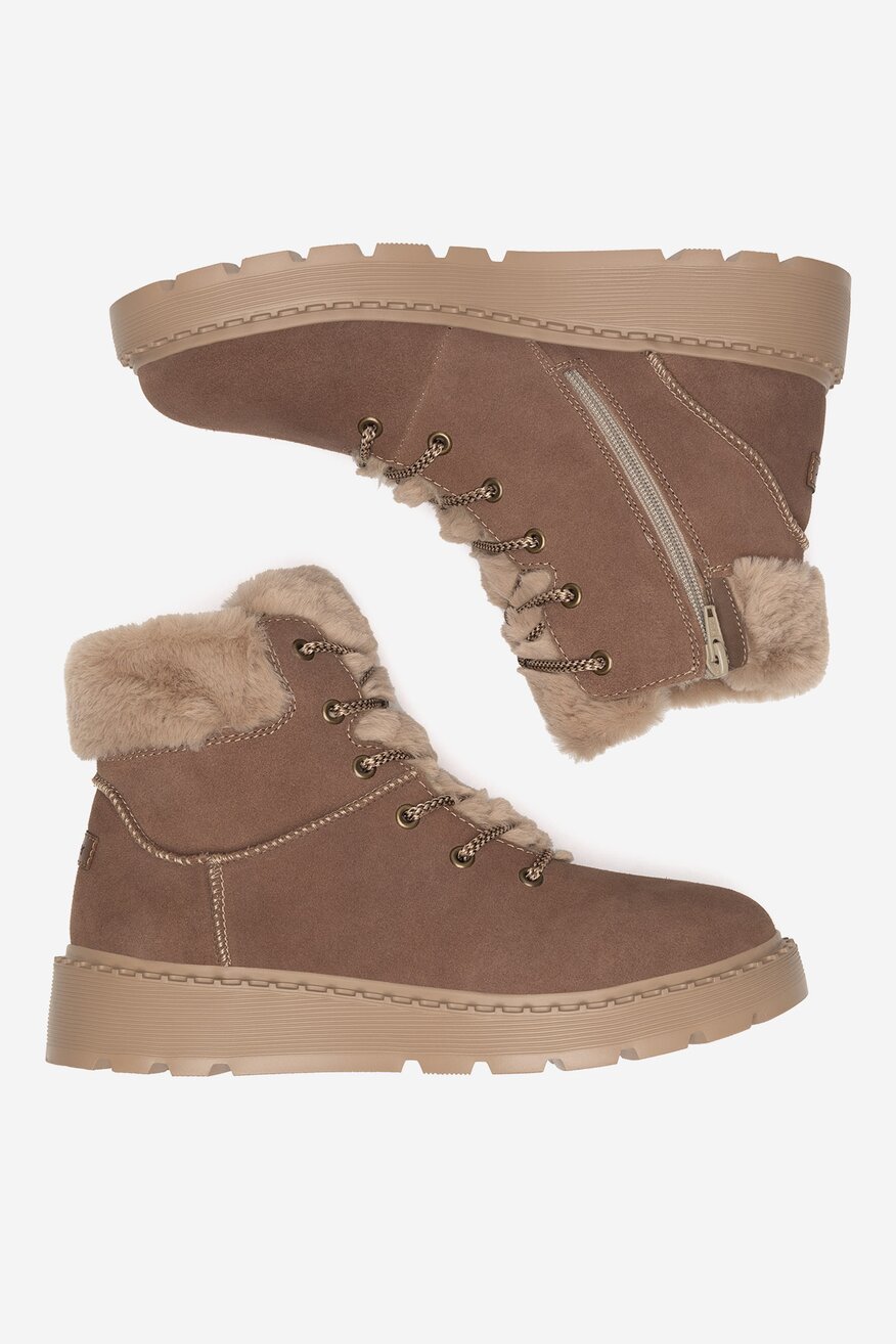 Trzewiki skórzane ocieplane