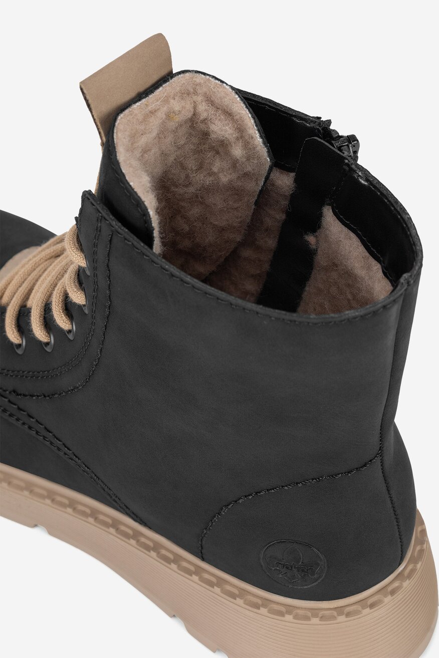 Trzewiki skórzane ocieplane