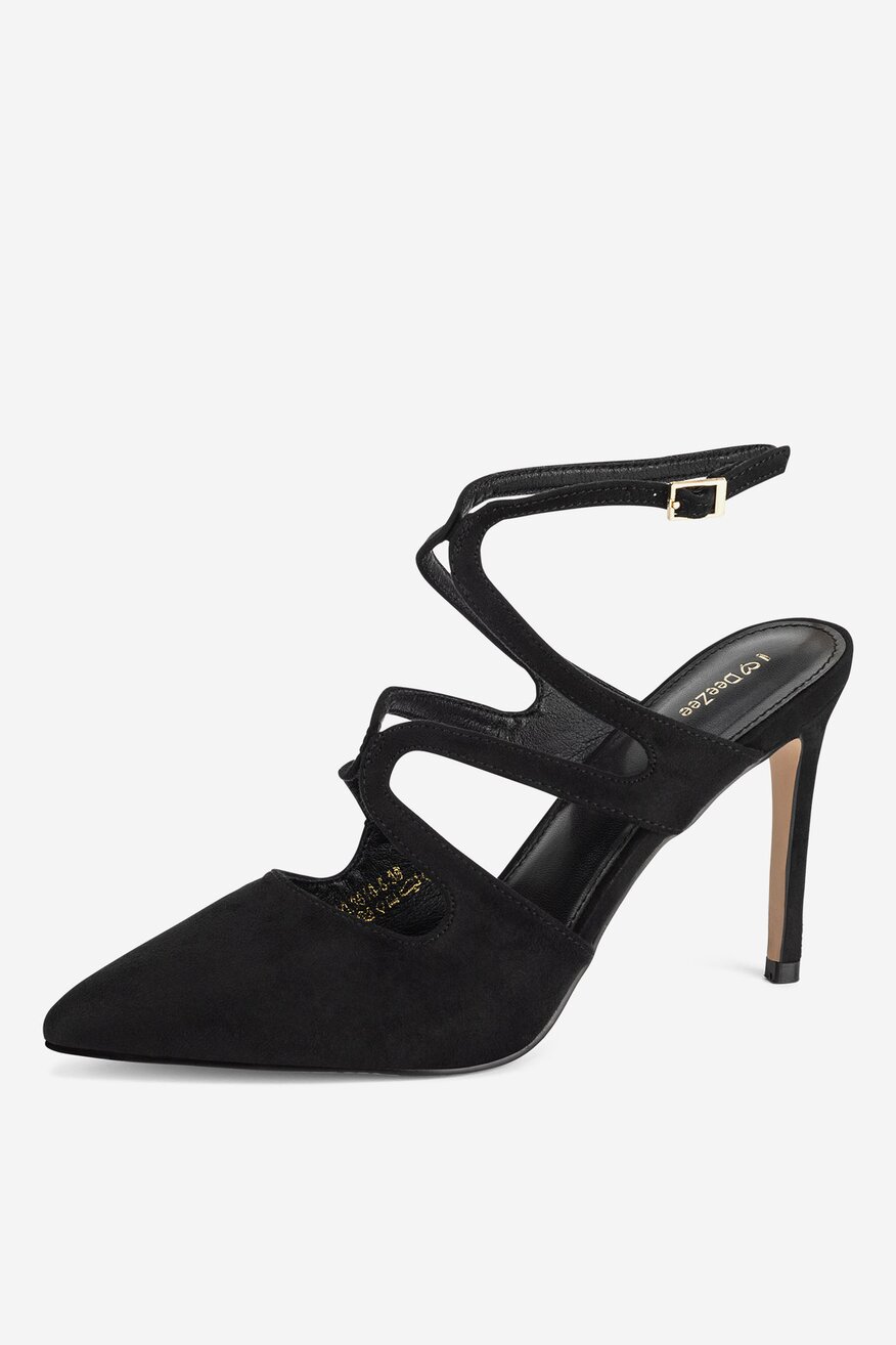 Szpilki z odkrytą piętą