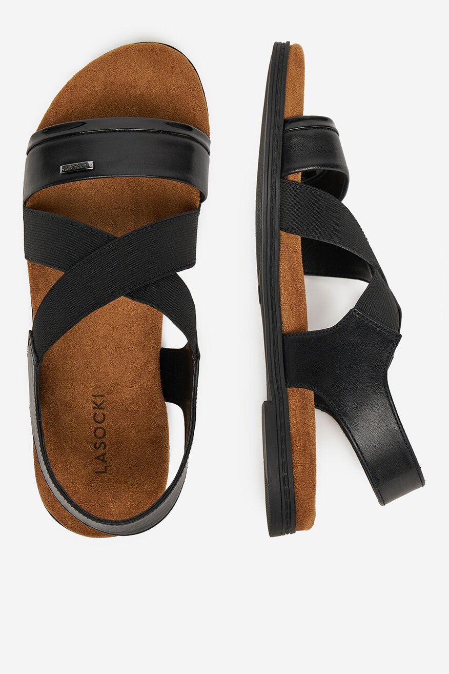 Skórzane sandały