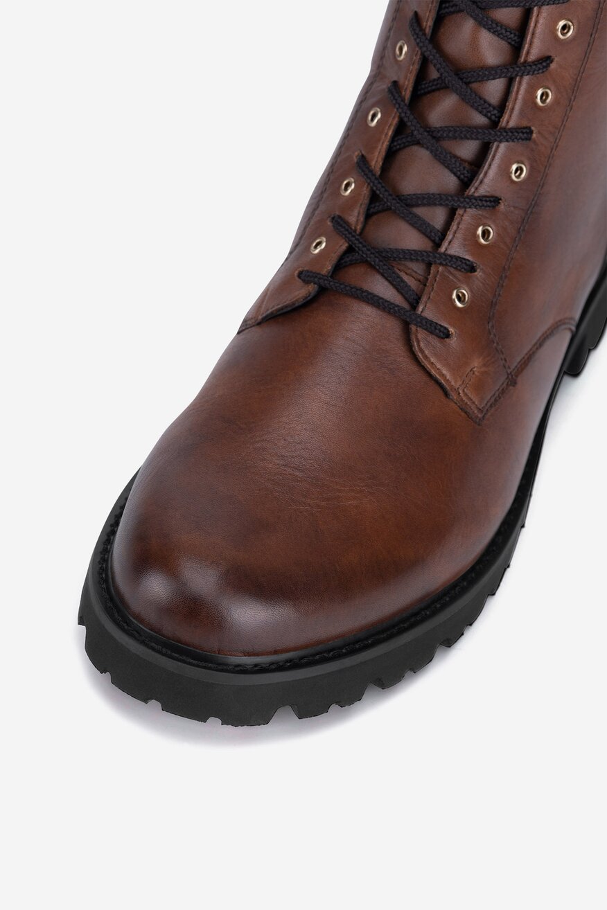 Trzewiki skórzane ocieplane