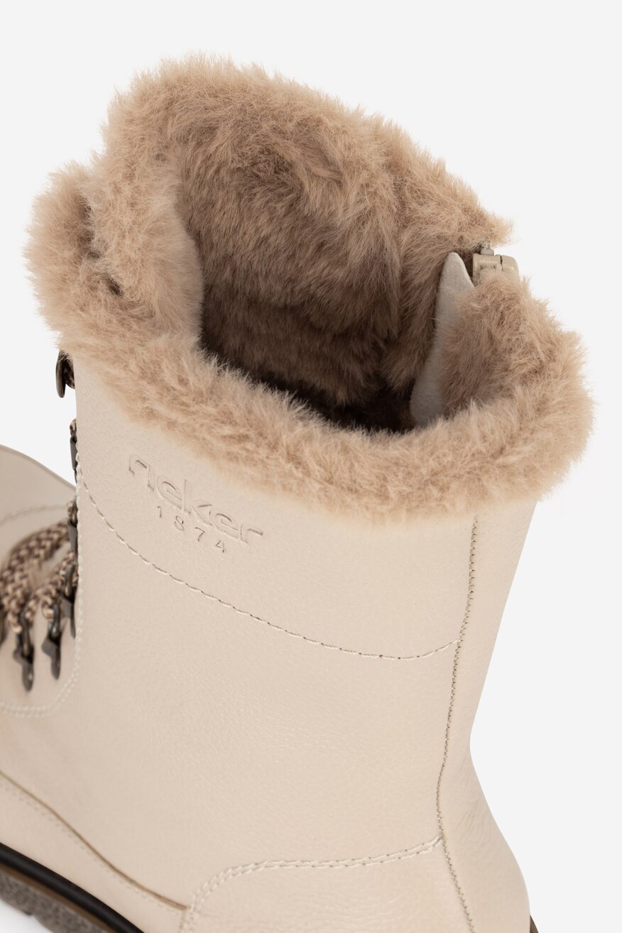 Trzewiki skórzane ocieplane