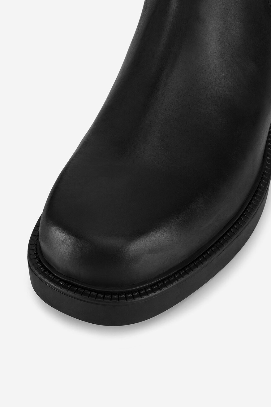 Sztyblety skórzane ocieplane